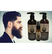 By My Beard Shampoo + Oil Spray + Conditioner & Face Moisturizer, Gift Pack, Made In UK